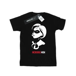 Disney Girls The Incredibles Incredible Mom katoenen T-shirt 12-13 zwart