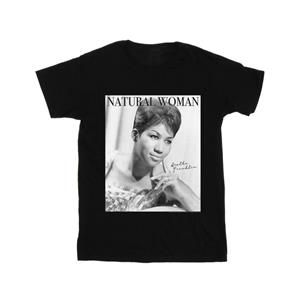Pertemba FR - Apparel Aretha Franklin meisjes natuurlijke vrouw katoenen T-shirt 12-13 zwart
