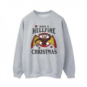 Pertemba FR - Apparel Netflix Heren Stranger Things Hellfire kerstsweater M wit