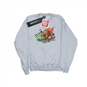 Disney Heren Wreck It Ralph Race Skull Sweatshirt L wit