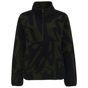 Mazine - Nash Printed Fleece Half Zip - Fleecetrui, zwart