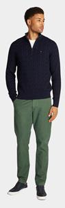 Tommy Hilfiger Half Zip Pullover Cable Navy