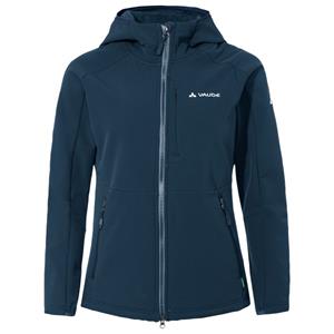 Vaude - Women's Elope Stormfleece Hoody - Softshelljack, blauw