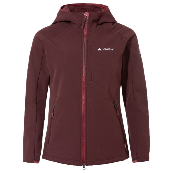 Vaude - Women's Elope Stormfleece Hoody - Softshelljack, rood