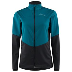Löffler - Women's Jacket Hyper CF Windstopper Light - Softshelljack, zwart/blauw