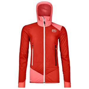 Ortovox - Women's Swisswool Col Becchei Hybrid Jacket - Softshelljack, rood