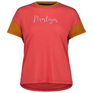 Maloja - Women's HongarM. Puzzle 1 - Merinoshirt, raspberry