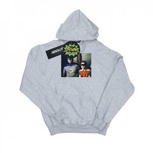DC Comics Batman TV-serie dynamische Duo-fotohoodie voor heren L wit