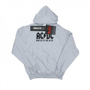 AC/DC Heren terug in zwarte logo-hoodie L grijs