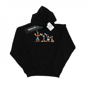 Disney Heren Mickey Mouse Vrienden Hoodie L wit