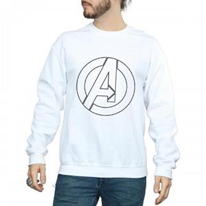 Avengers Assembleer katoenen sweatshirt met logo voor heren L zwart
