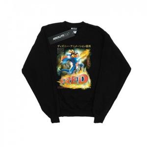 Disney Heren Big Hero 6 Fred Anime Poster Sweatshirt L zwart