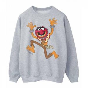 The Muppets Heren Klassiek Animal Heather Sweatshirt L grijs