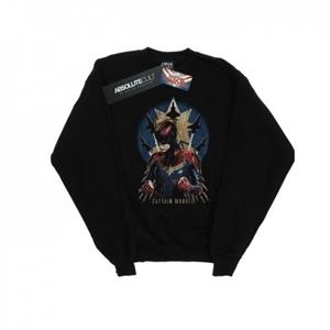 Marvel Heren Captain Marvel Jet Burst Sweatshirt L zwart