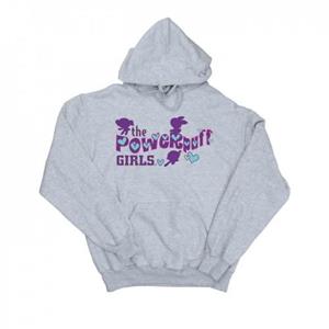 Pertemba FR - Apparel De Powerpuff Girls Girls paarse logo-hoodie 9-11 Years wit