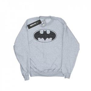 DC Comics Mens Batman One Colour Logo Sweatshirt L grijs