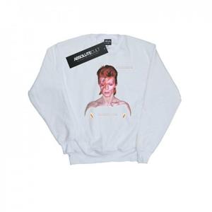 David Bowie meisjes Aladdin Sane versie Sweatshirt 12-13 wit