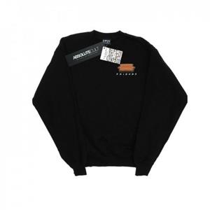 Friends sweatshirt met print voor meisjes op de bank 12-13 zwart