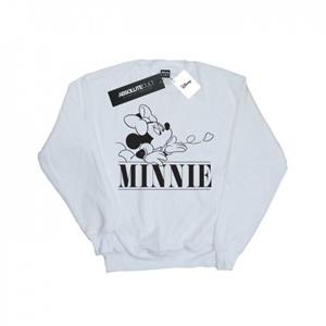 Disney meisjes Minnie Mouse Kiss Sweatshirt 12-13 wit