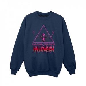 Disney Girls The Nightmare Before Christmas Halloween King Sweatshirt 12-13 zwart