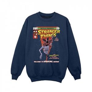 Pertemba FR - Apparel Netflix Girls Stranger Things Comic Cover-sweatshirt 12-13 zwart