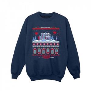 Pertemba FR - Apparel Netflix Girls Stranger Things Fair Isle-sweatshirt 12-13 zwart