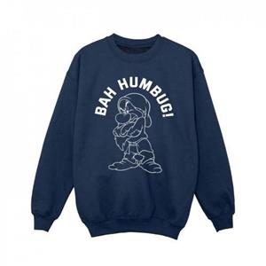 Disney meisjes Sneeuwwitje Grumpy Humbug Sweatshirt 12-13 zwart