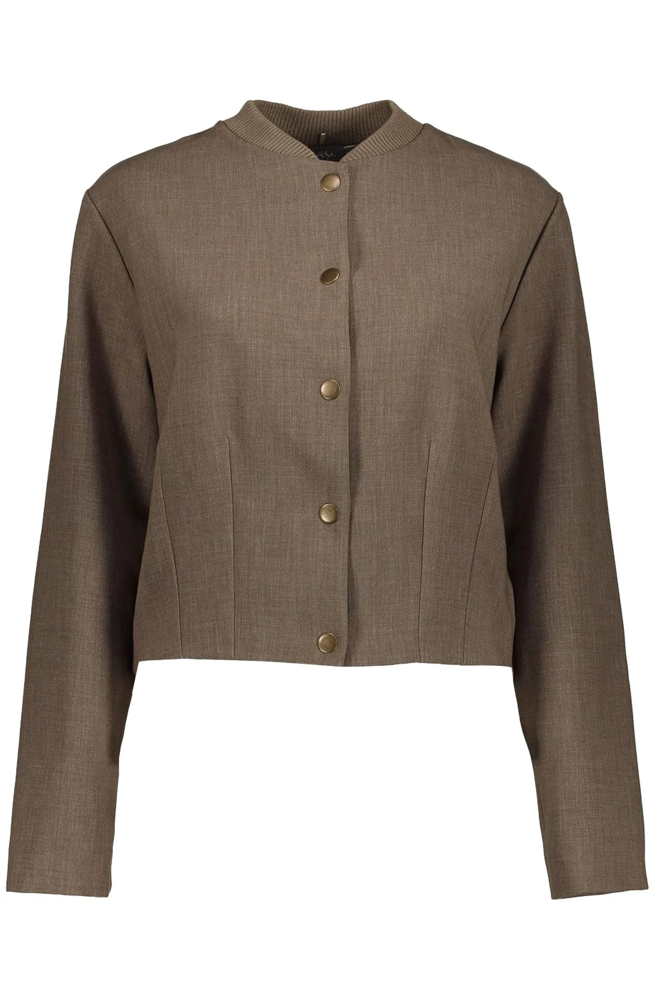 Geisha 45561-60 775 jacket bomber collar taupe