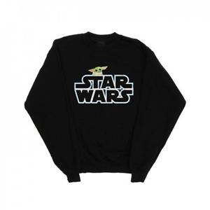 Star Wars Girls The Mandalorian The Child-logo sweatshirt 12-13 zwart