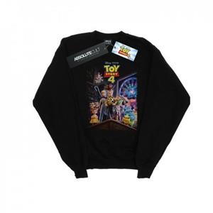 Disney Girls Toy Story 4 Crew Poster-sweatshirt 12-13 zwart