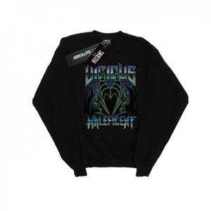 Disney Girls Vicious Maleficent Sweatshirt 12-13 zwart