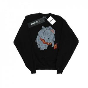 Disney Girls Dumbo Klassiek sweatshirt met vastgebonden oren 12-13 wit