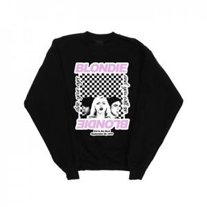 Blondie heren geruit eet-op-de-beat sweatshirt L zwart