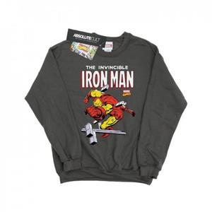 Marvel Iron Man Smash-sweatshirt voor heren L houtskool