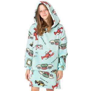 Friends Childrens/Kids Oversized Hoodie-deken One Size blauw
