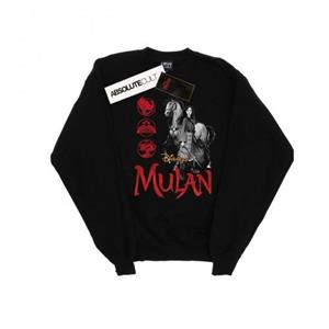 Disney Heren Mulan Movie Paard Pose Sweatshirt M wit
