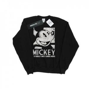 Disney Heren Mickey Mouse meest beroemde sweatshirt L zwart