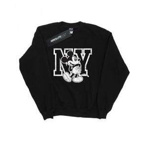 Disney Heren Mickey Mouse NY Kicking Sweatshirt L zwart