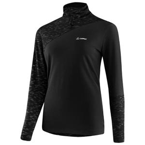 Löffler - Women's Turtleneck Starlit Transtex - Fleecetrui, zwart