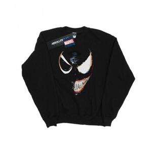 Marvel Venom herensweatshirt met gespleten gezicht L zwart