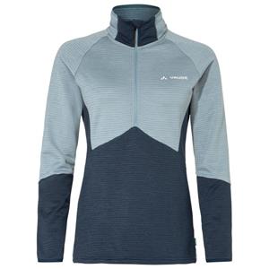 Vaude - Women's Larice Halfzip Fleece Jacket - Fleecetrui, blauw/grijs