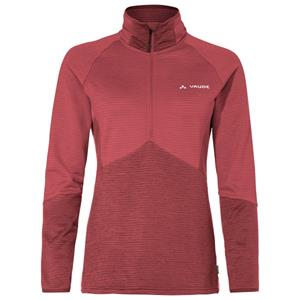 Vaude - Women's Larice Halfzip Fleece Jacket - Fleecetrui, rood