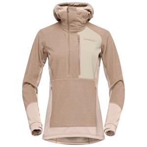 Norrøna - Women's Lofoten Thermal Pro Hood - Fleecetrui, beige/bruin