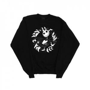 Disney Heren Nightmare Before Christmas Jack Bat Circle Sweatshirt L zwart