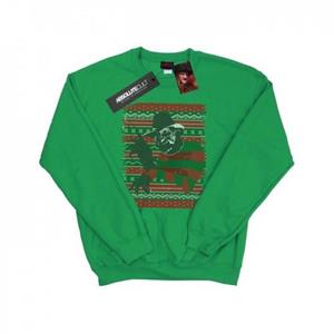 Pertemba FR - Apparel A Nightmare On Elm Street Kerst Fair Isle-sweatshirt voor heren L wit