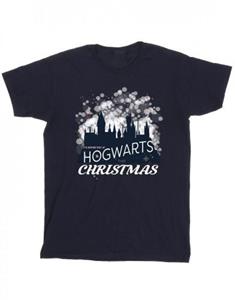 Harry Potter jongens Zweinstein kerst T-shirt 5-6 Years wit