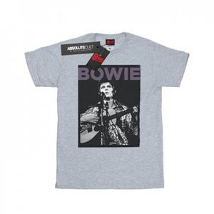 David Bowie jongens rock poster T-shirt 9-11 Years wit