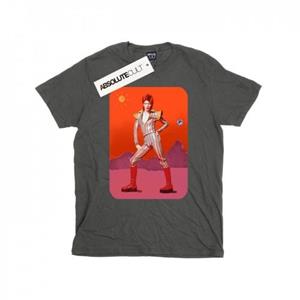 David Bowie jongens op Mars T-shirt 12-13 houtskool