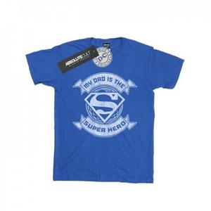 DC Comics jongens Superman mijn vader de superheld T-shirt 12-13 wit