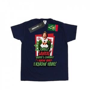 Elf jongens OMG Kerstman T-shirt 7-8 Years wit